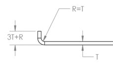 sheet metal bending minimum flange length|sheet metal bend relief guidelines.